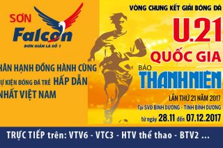 SƠN FALCON TÀI TRỢ VÒNG CHUNG KẾT U21 QUỐC GIA 2017